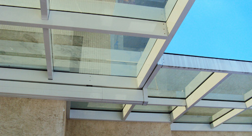 Foto cobertura em vidro e aluminio - 8